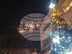 Мъглиж - коледна елха - празнични светлини