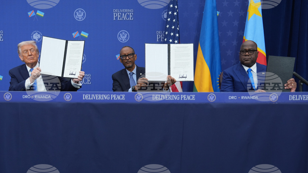 ДР Конго и Руанда подписаха мирно споразумение във Вашингтон