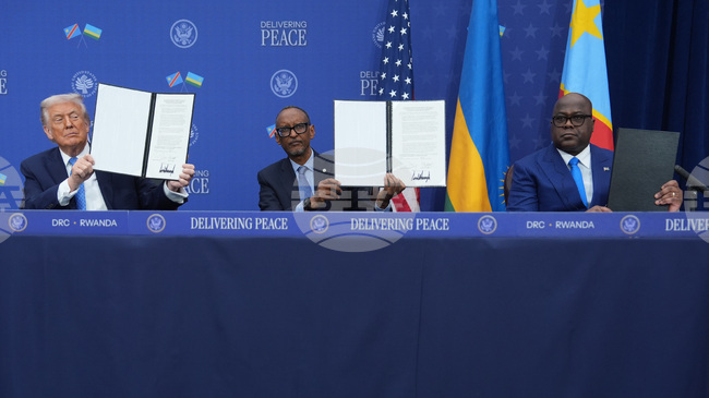 ДР Конго и Руанда подписаха мирно споразумение във Вашингтон