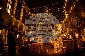 Lithuanian Christmas Holiday Lights