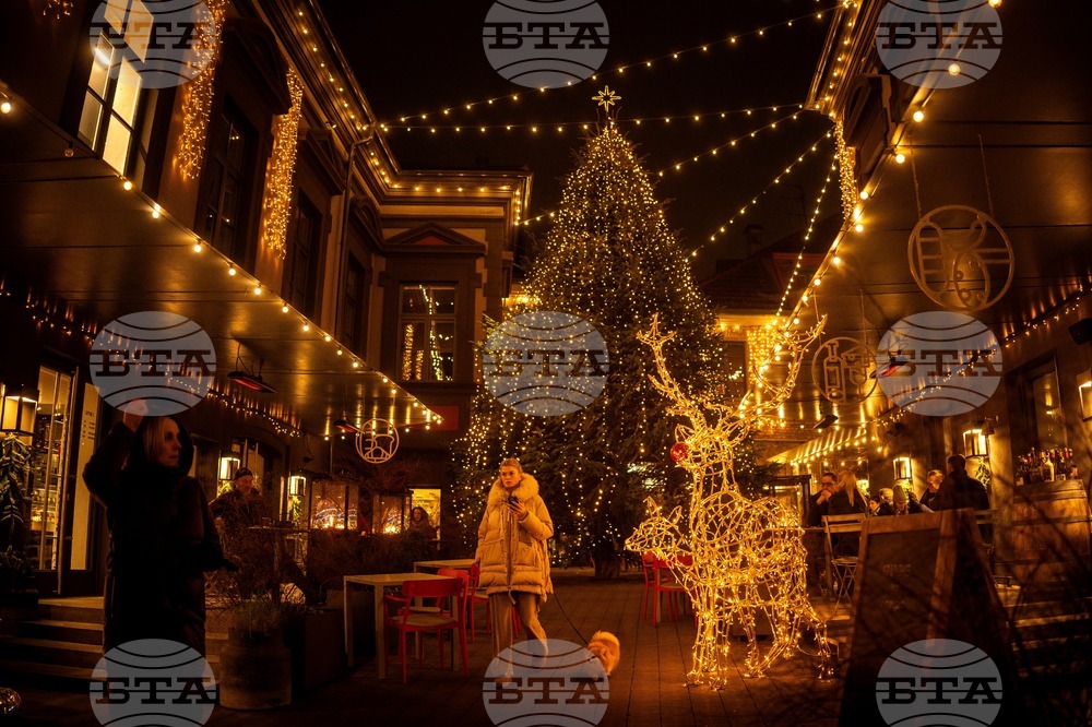 Lithuanian Christmas Holiday Lights