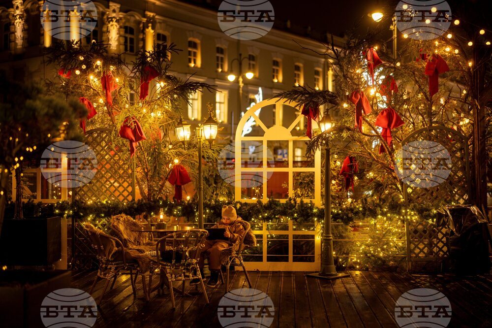 Lithuanian Christmas Holiday Lights