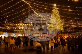Lithuanian Christmas Holiday Lights