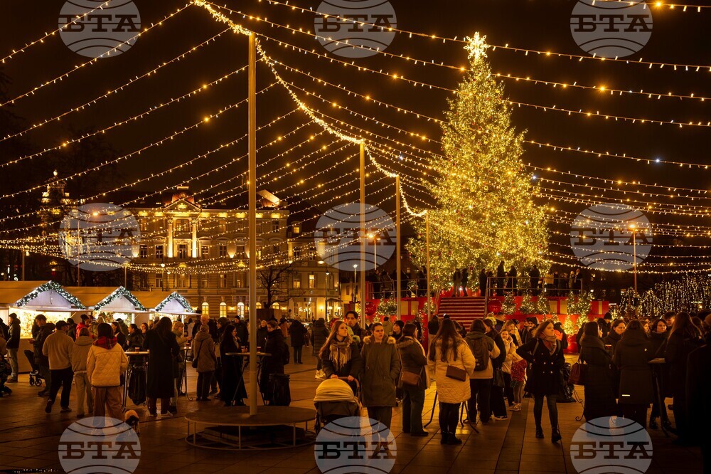 Lithuanian Christmas Holiday Lights