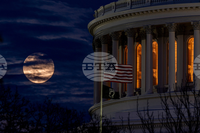 APTOPIX Washington Super Moon
