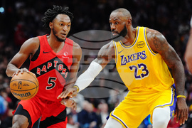 Lakers Raptors Basketball