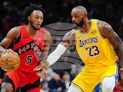 Lakers Raptors Basketball