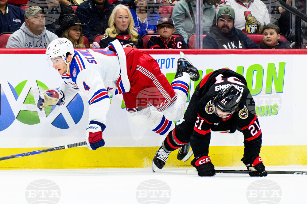 Rangers Senators Hockey