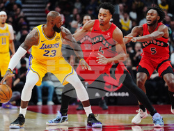 Lakers Raptors Basketball