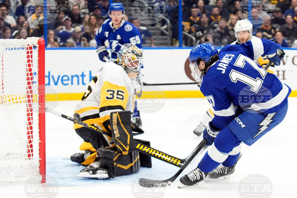 Penguins Lightning Hockey