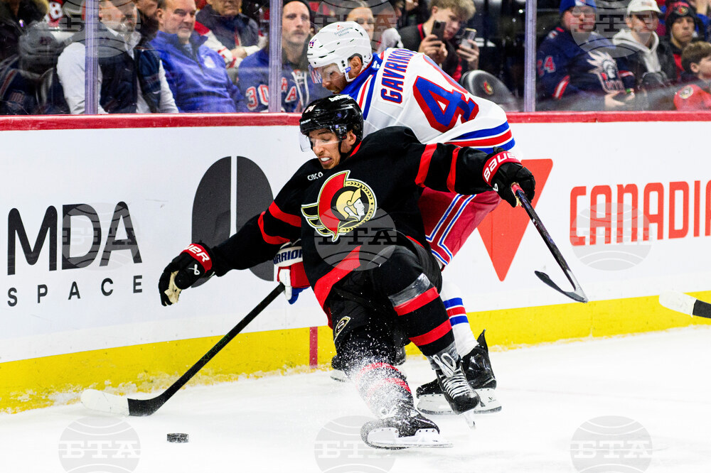 Rangers Senators Hockey