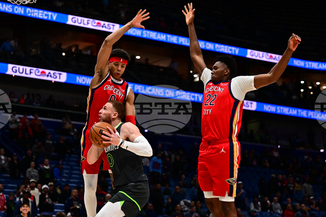 Timberwolves Pelicans Basketball