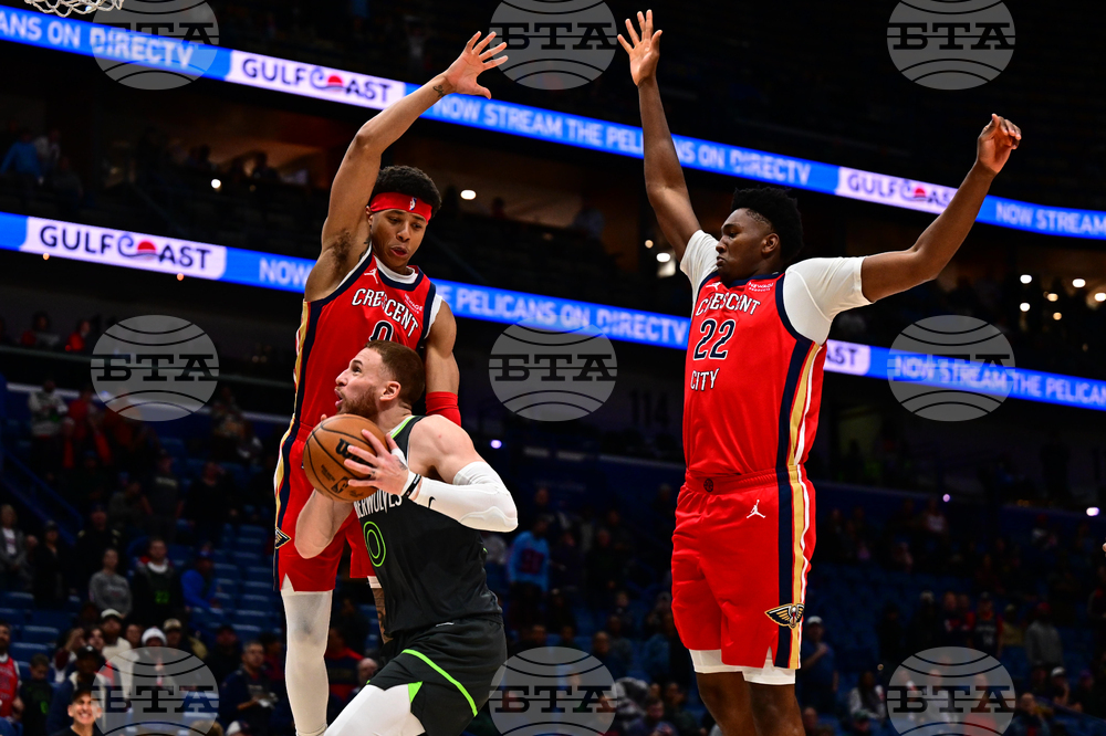 Timberwolves Pelicans Basketball