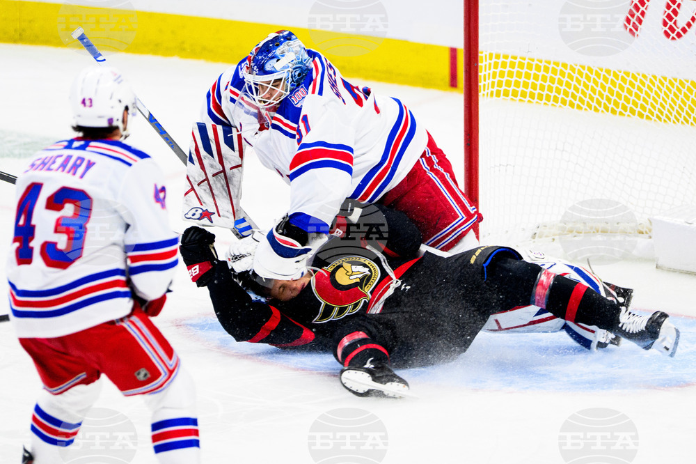 Rangers Senators Hockey