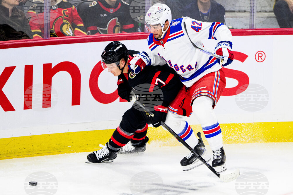 Rangers Senators Hockey