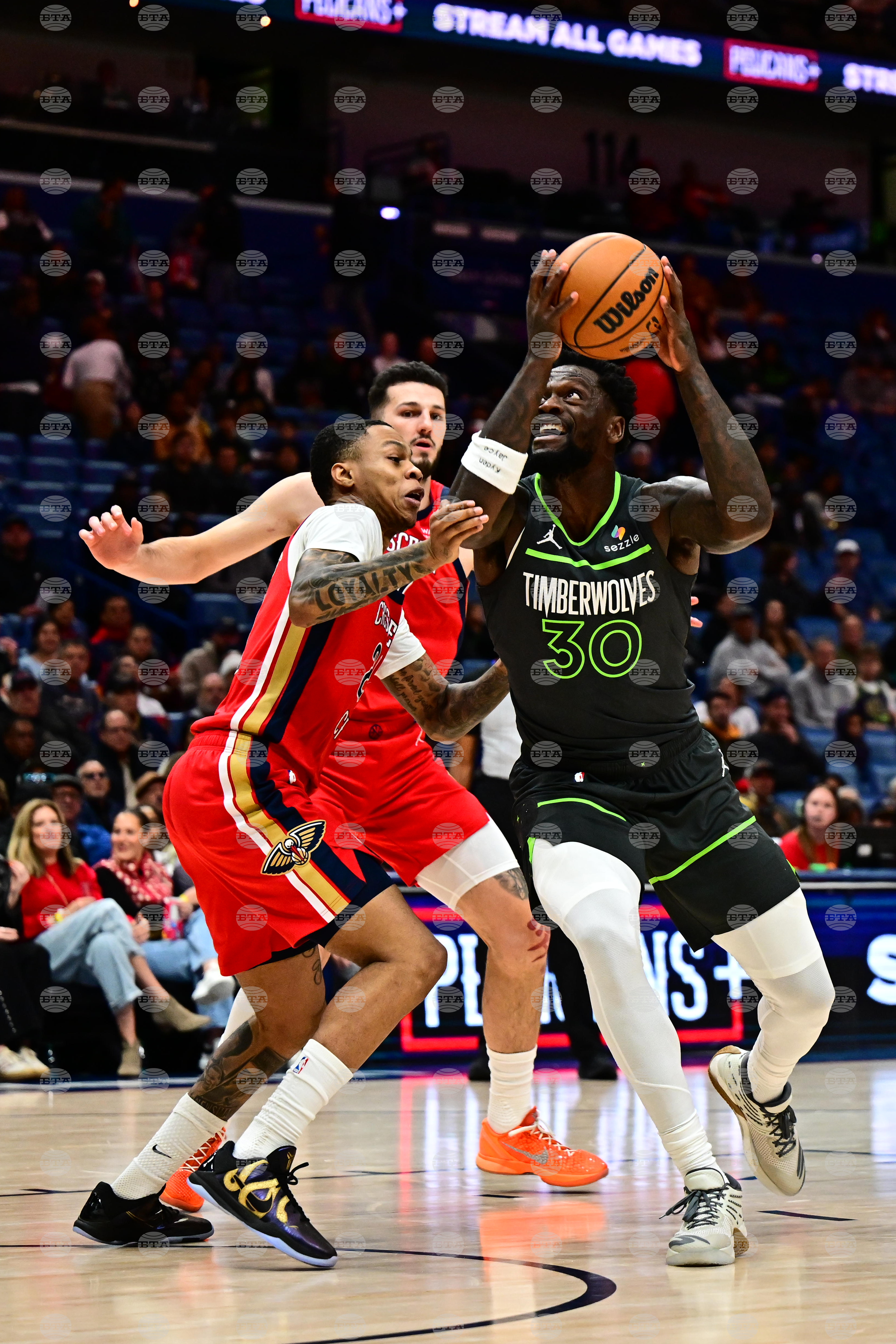 Timberwolves Pelicans Basketball