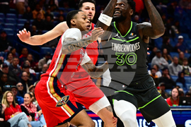 Timberwolves Pelicans Basketball