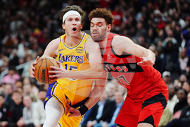 Lakers Raptors Basketball