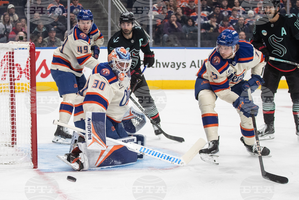 Kraken Oilers Hockey