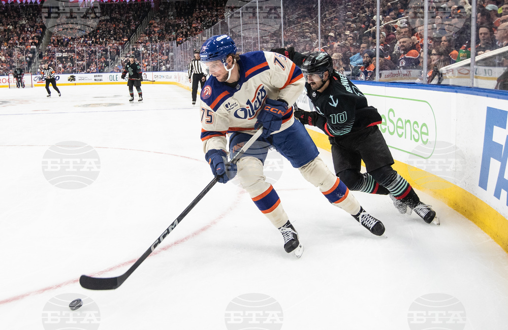 Kraken Oilers Hockey