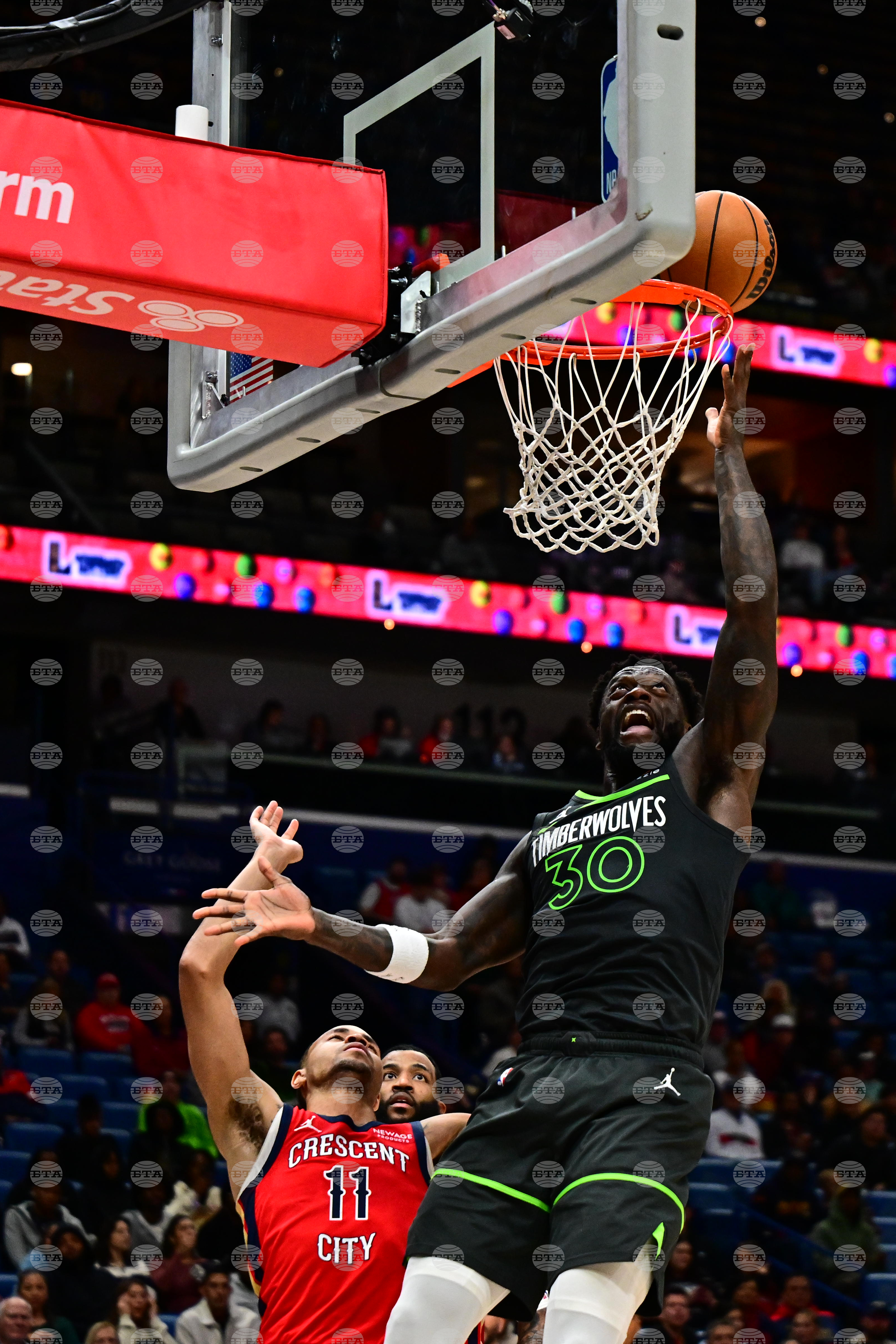 Timberwolves Pelicans Basketball