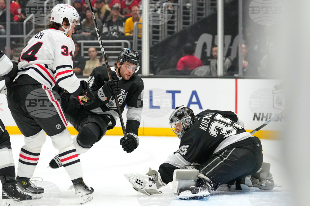 Blackhawks Kings Hockey