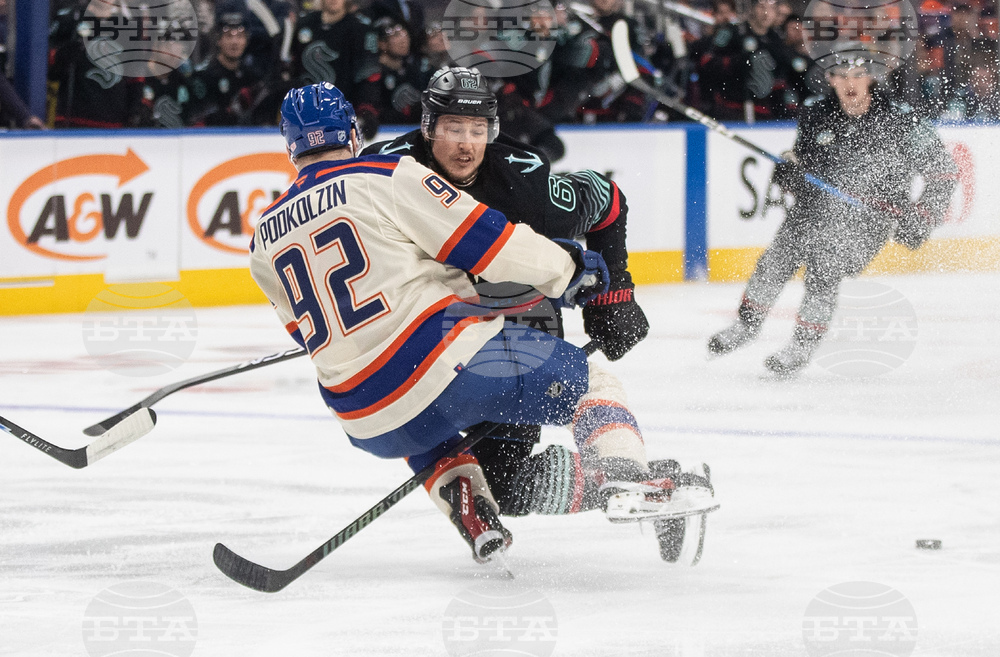 Kraken Oilers Hockey