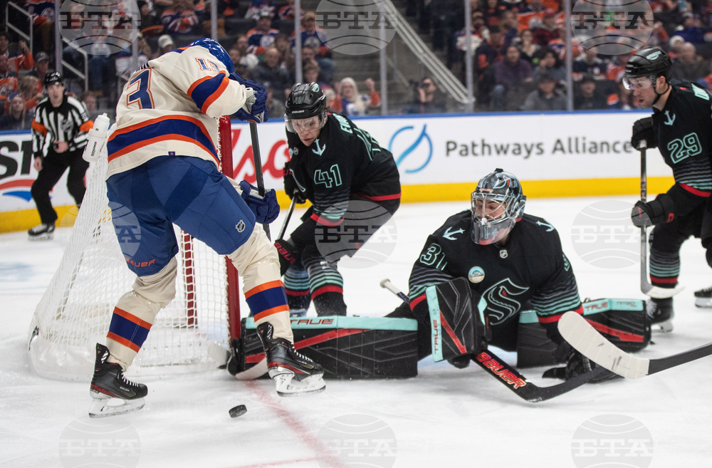 Kraken Oilers Hockey