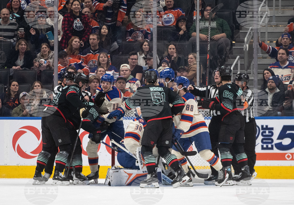 Kraken Oilers Hockey