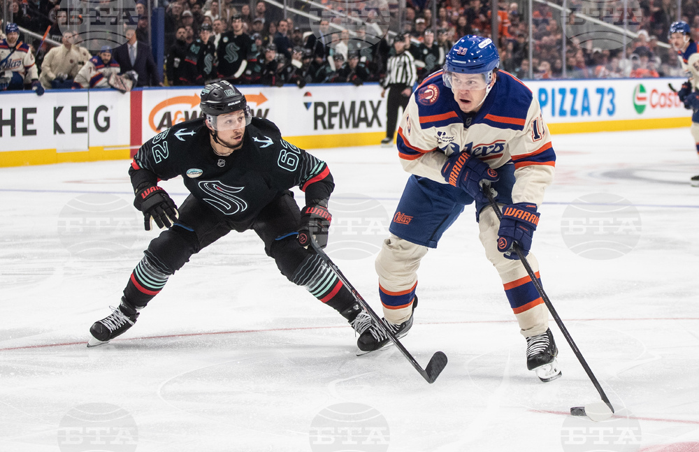 Kraken Oilers Hockey