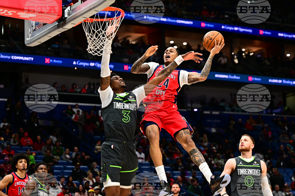 Timberwolves Pelicans Basketball