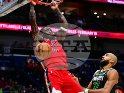 Timberwolves Pelicans Basketball
