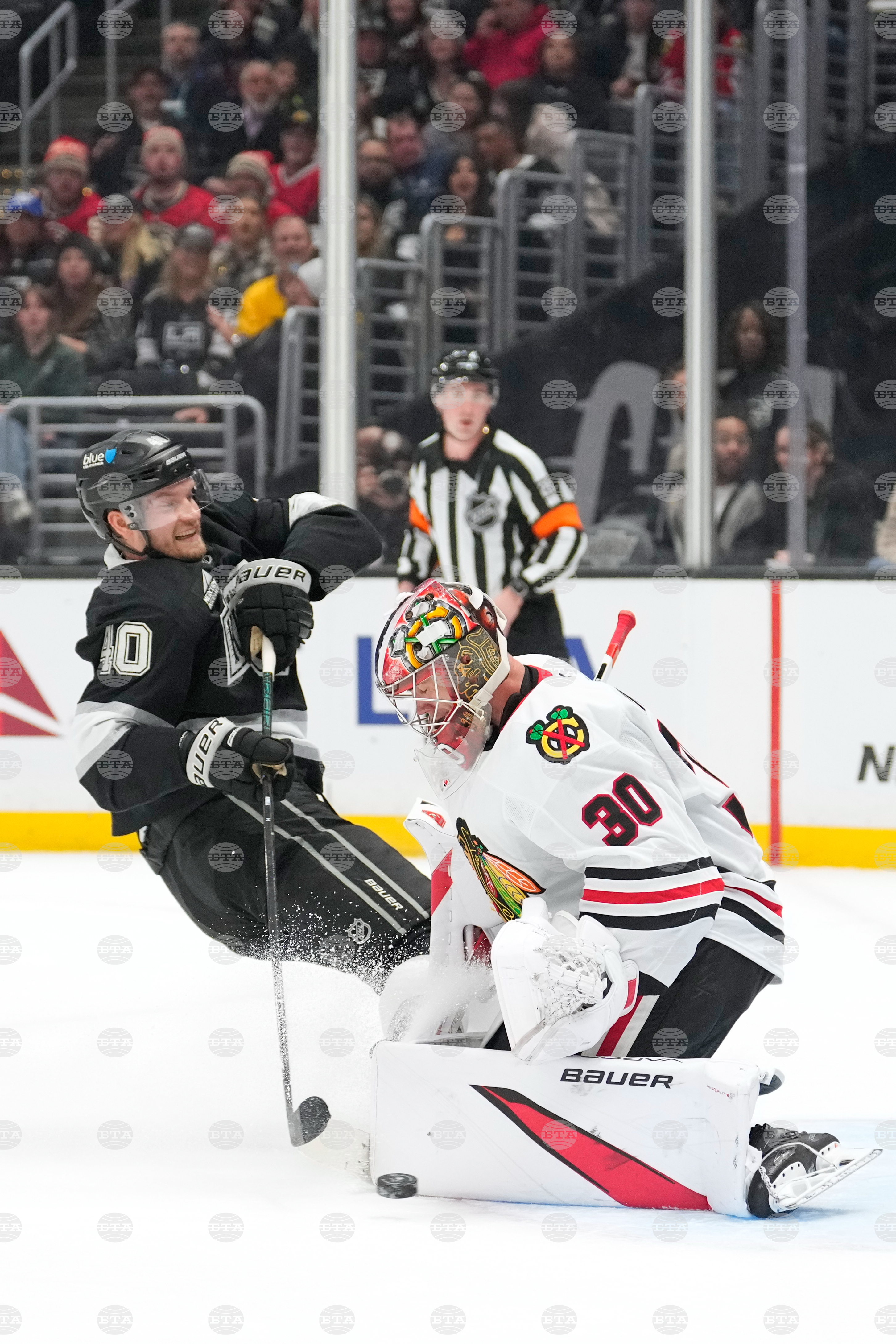 Blackhawks Kings Hockey