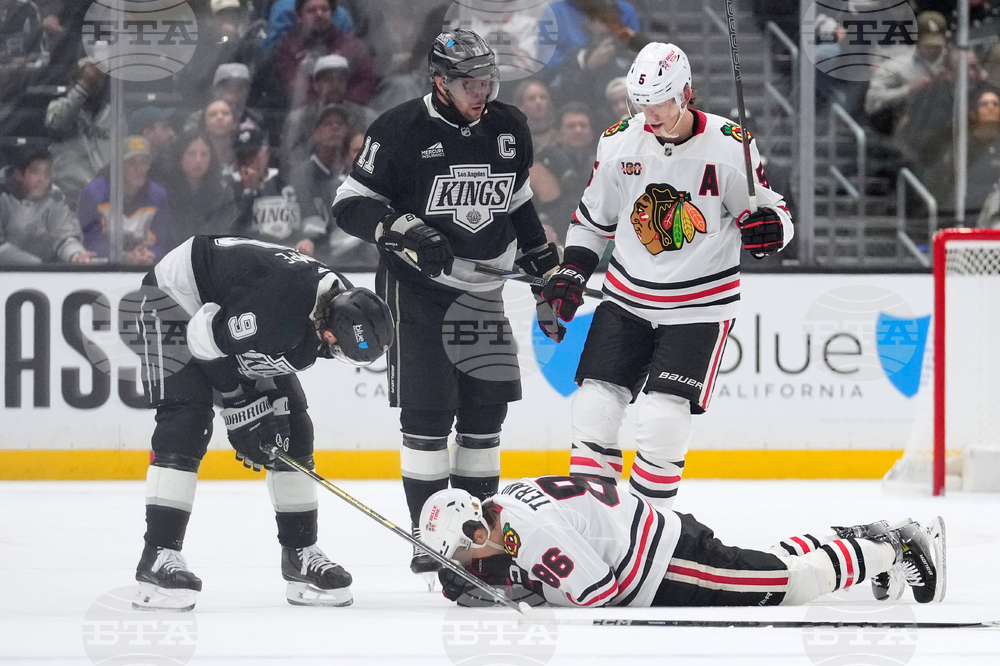 Blackhawks Kings Hockey