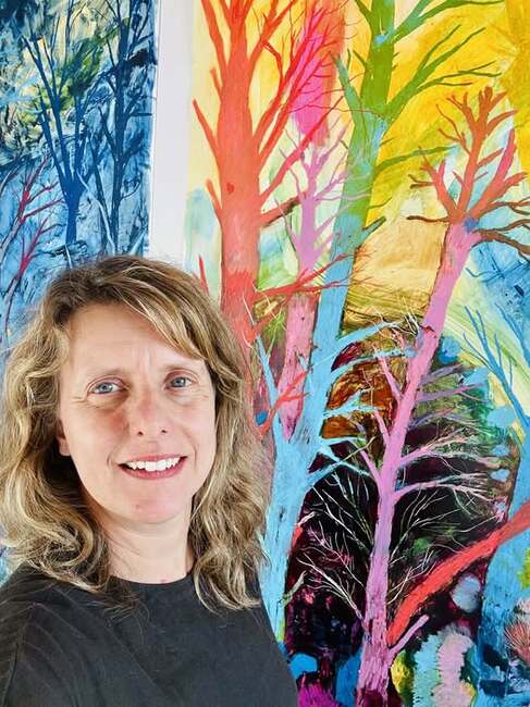 Българската художничка Биляна Велкова представя свои картини в Ню Йорк