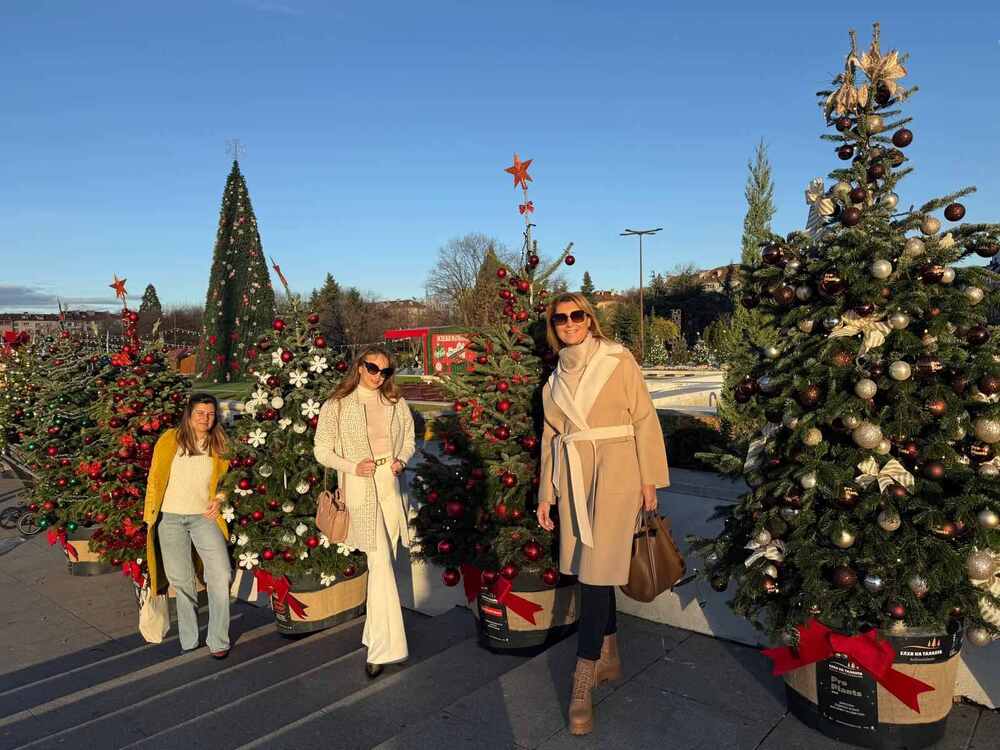 50 вълшебни елхи на таланта с 10 000 коледни играчки и километър светлинна украса блеснаха в София 