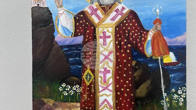 Млади художници от Силистра представиха изложба, посветена на Никулден