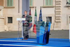 Italy Olympics Milan Cortina Flame