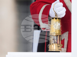 Italy Olympics Milan Cortina Flame