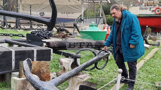 Английска котва от началото на XVIII век е сред най-новите постъпления във Военноморския музей във Варна