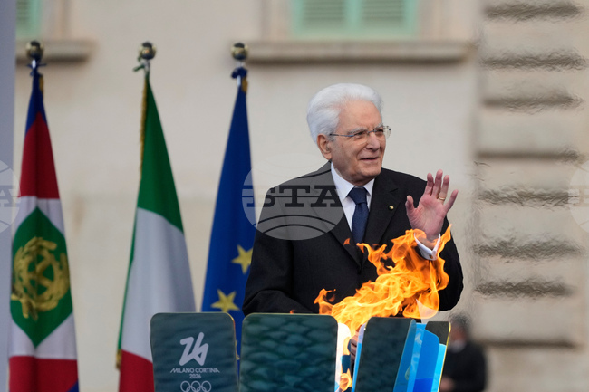 Президентът на Италия изрази надежда, че Зимните олимпийски игри в Кортина д’Ампецо ще могат да спрат агресиите и варварството