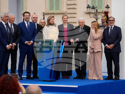 Italy Olympics Milan Cortina Flame