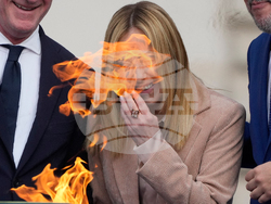 Italy Olympics Milan Cortina Flame