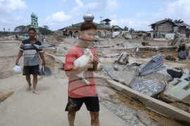 Indonesia Extreme Weather Asia Flooding