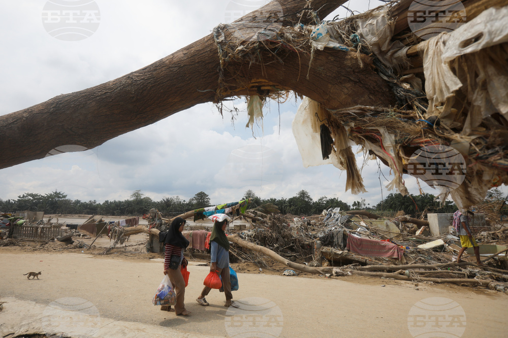 Indonesia Extreme Weather Asia Flooding