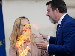 Italy Olympics Milan Cortina Flame