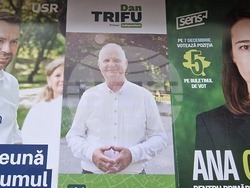 Румъния - избори за кмет - брошури