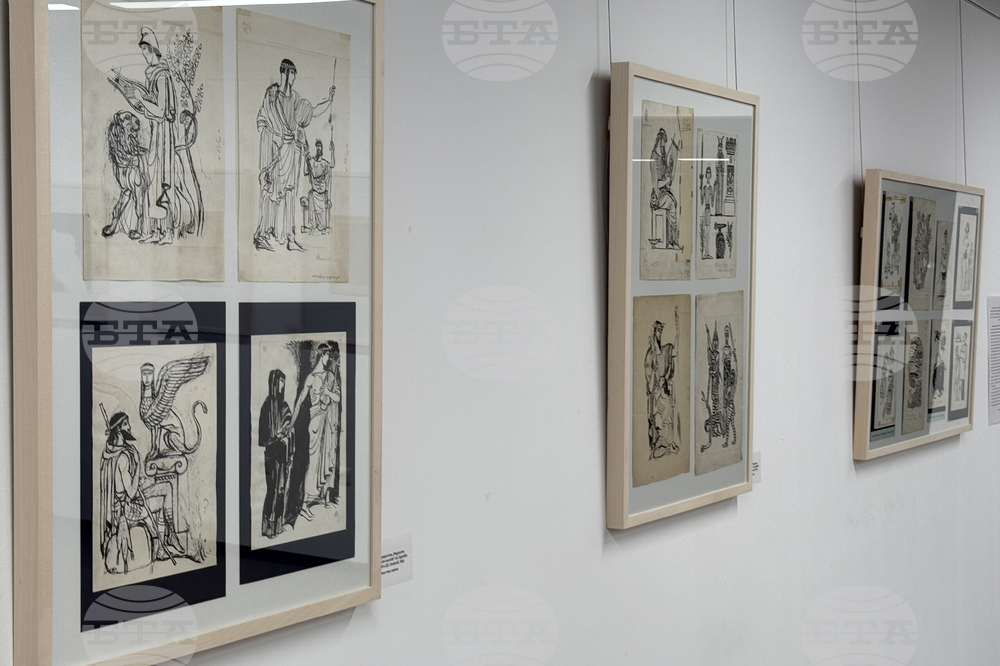 Бургас - изложба 100 години от рождението на Александър Денков - откриване