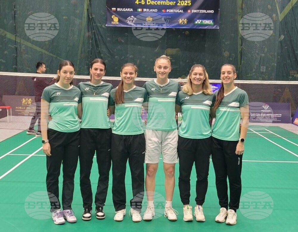 Женският национален тим на България постигна втора поредна победа на Европейската отборна квалификация по бадминтон в София 
