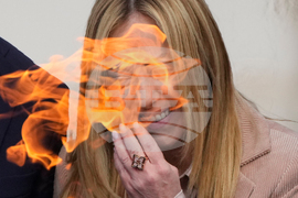 APTOPIX Italy Olympics Milan Cortina Flame